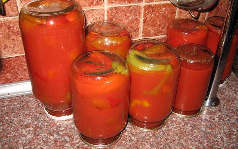перец в томатном соке